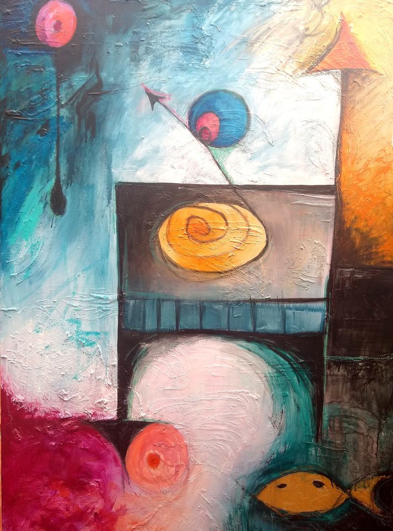 El pez - 95 x 40 cm